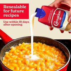 Carnation Evaporated Milk used in flan for silky custards.