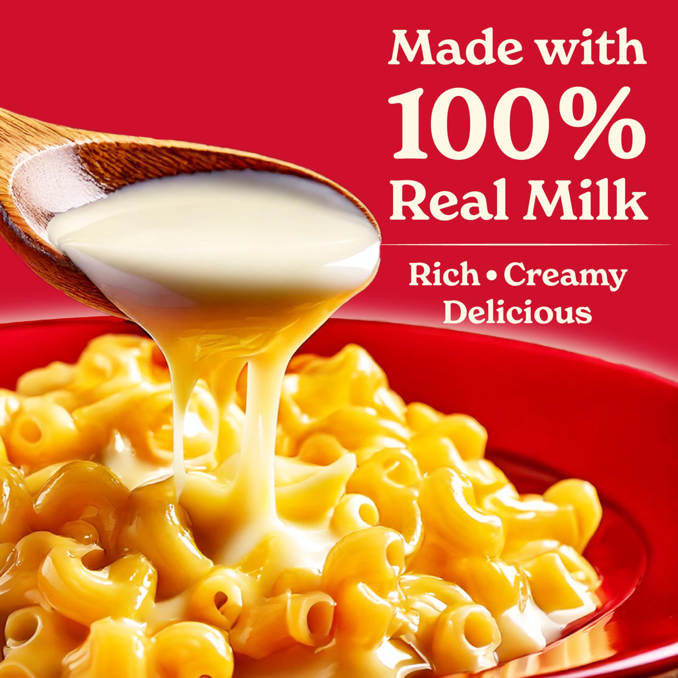 Pour Carnation Evaporated Milk for creamy, versatile recipes.