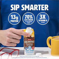 Carnation Light Start ready-to-drink bottle for quick breakfast or snack