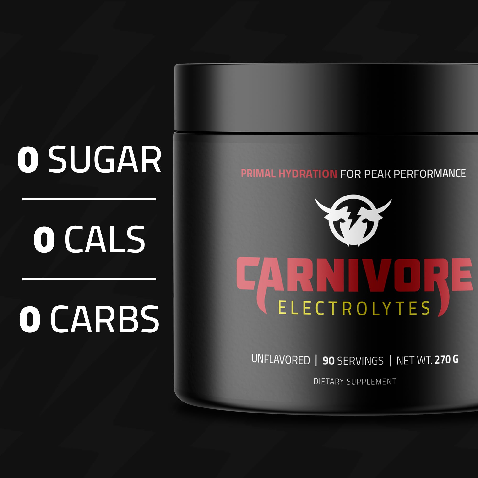 Carnivore Electrolytes powder dissolves quickly for fast, smooth hydration during workouts.