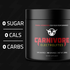 Carnivore Electrolytes powder dissolves quickly for fast, smooth hydration during workouts.