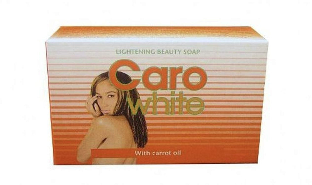 Caro White Beauty Skin Tone Soap close-up bar highlighting creamy lather and gentle application.