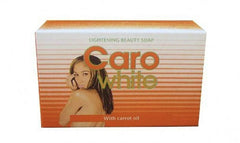 Caro White Beauty Skin Tone Soap close-up bar highlighting creamy lather and gentle application.
