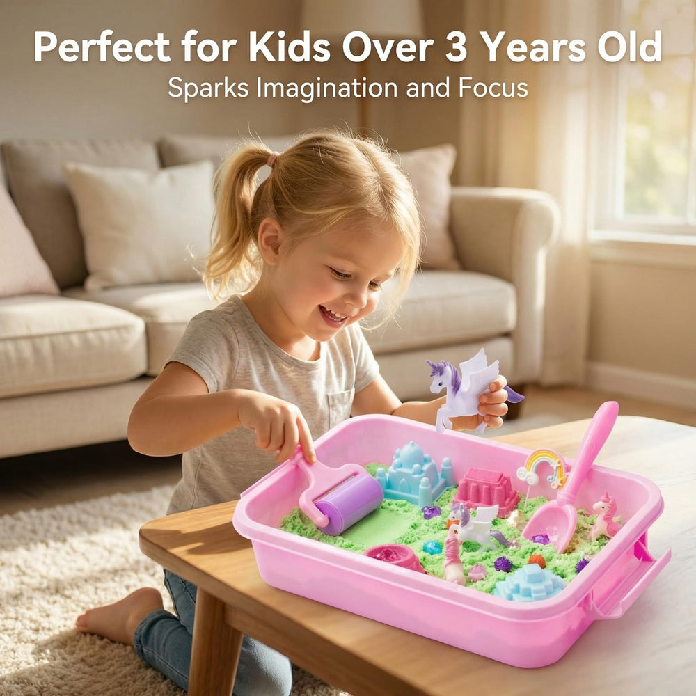 Carolart sand art kit ready to open for kids