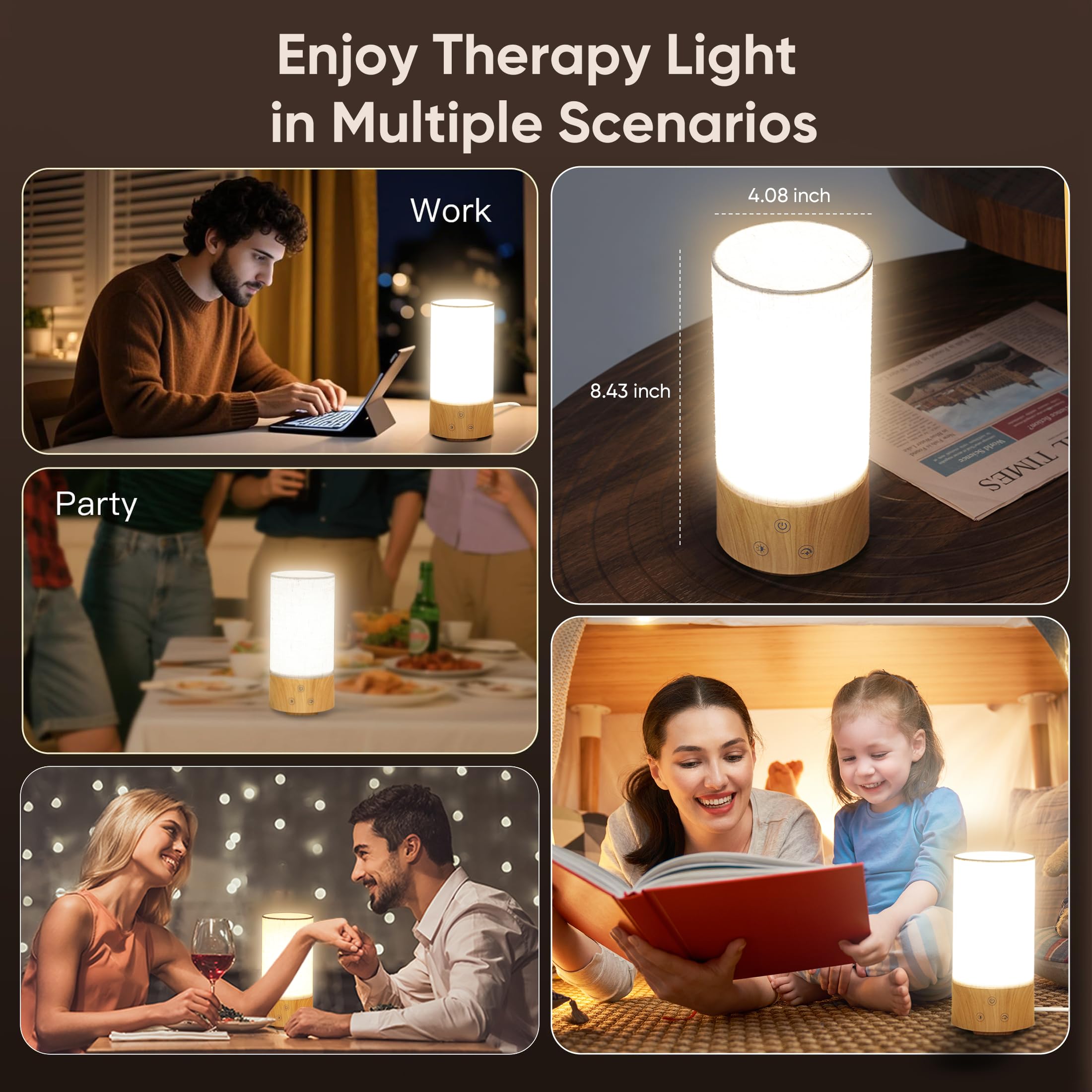 Caromolly lamp with plug-in adapter included for simple setup