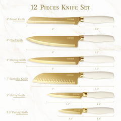 CAROTE gold titanium coating close-up highlights durability and nonstick surface.