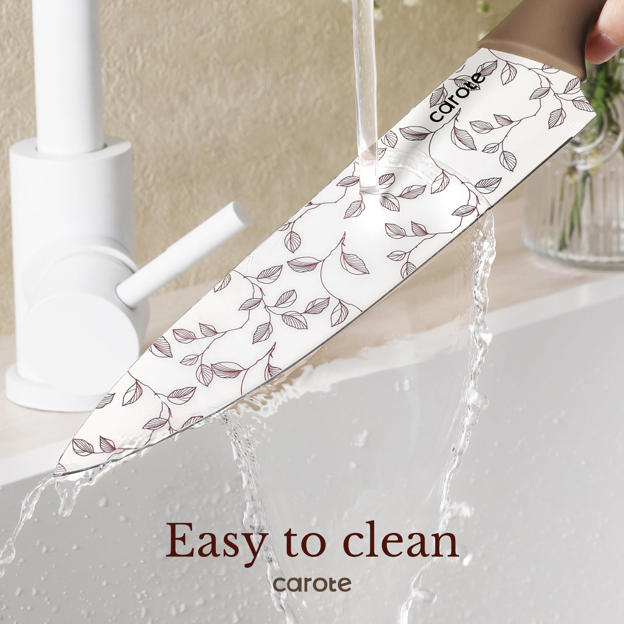CAROTE blades stainless steel provide a sharp cut and durable performance.