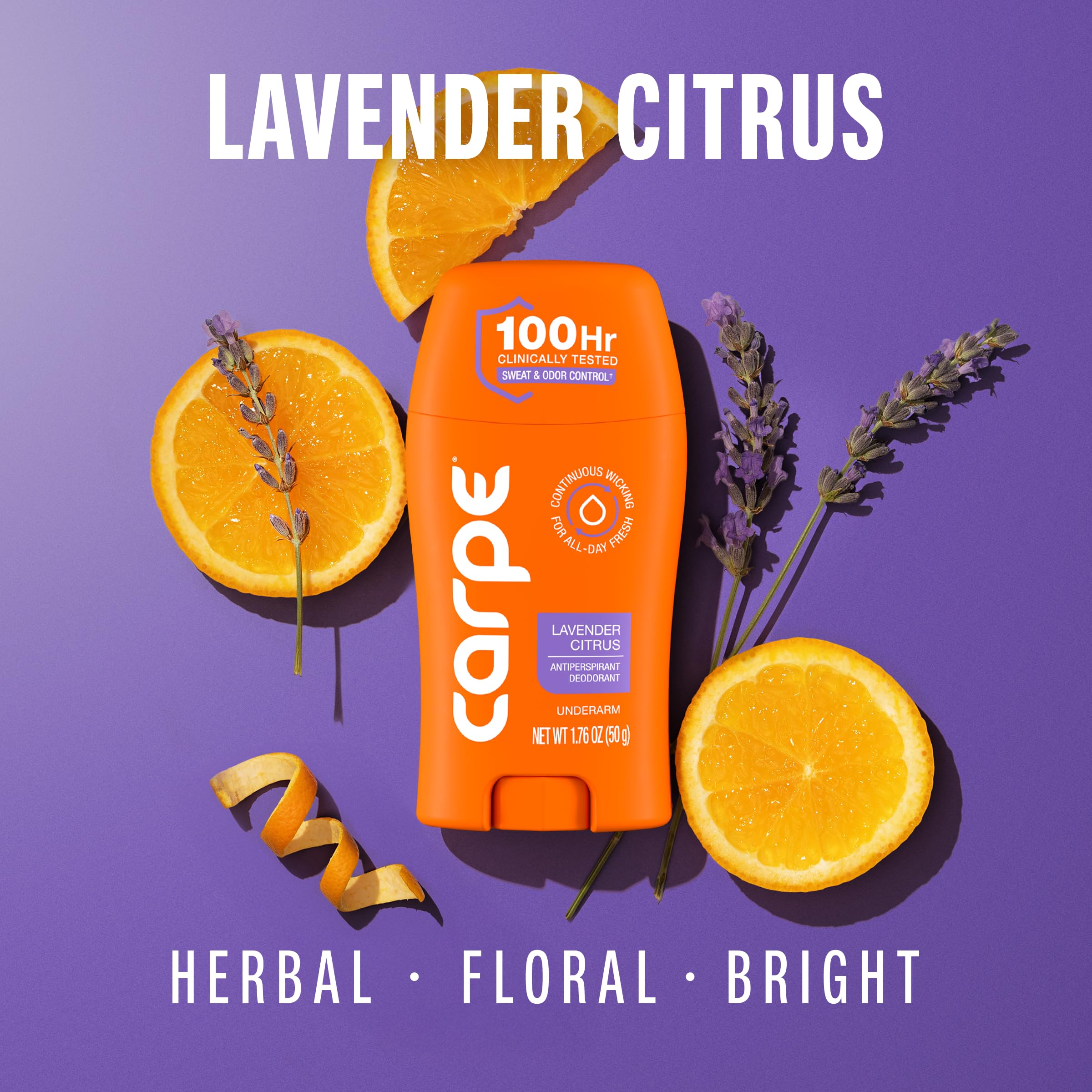 Carpe clear-drying formula demonstrates non-sticky finish.