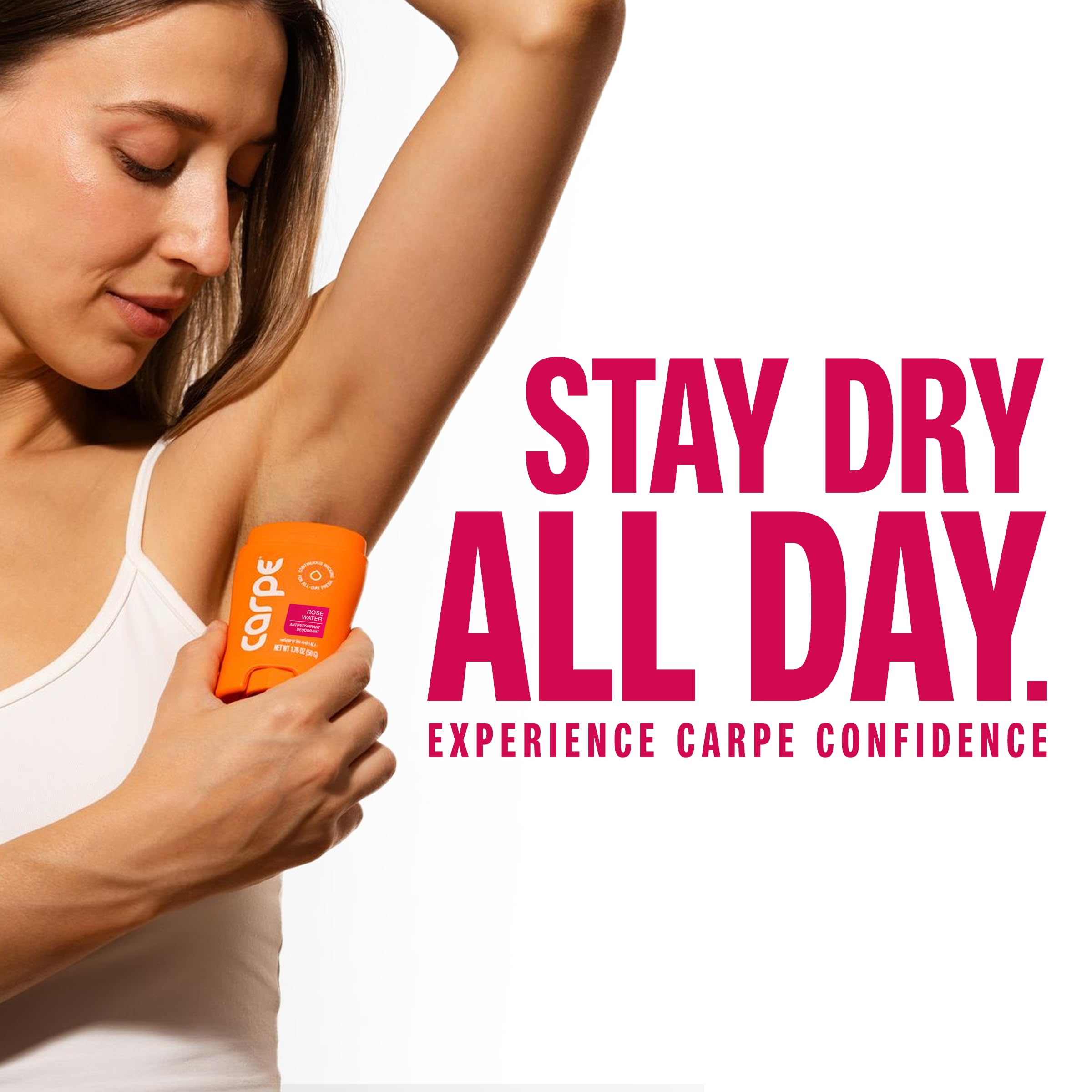Carpe fragrance-free option shown for extra sensitive skin