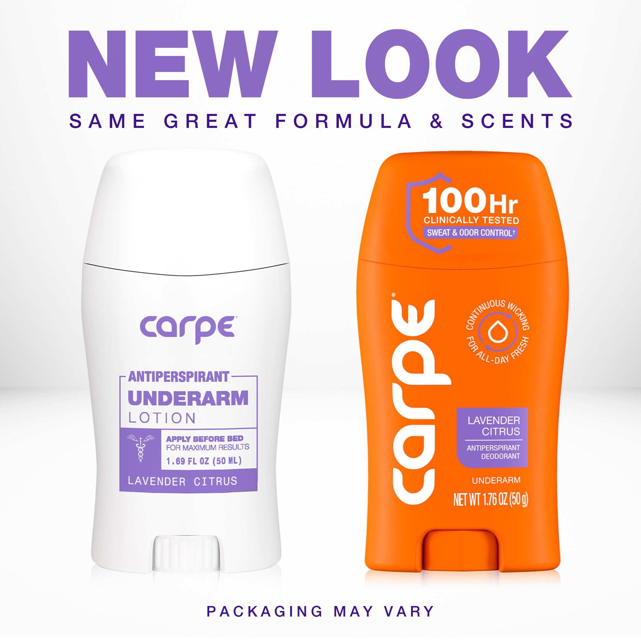 Carpe night-time application showing easy use for evenings.