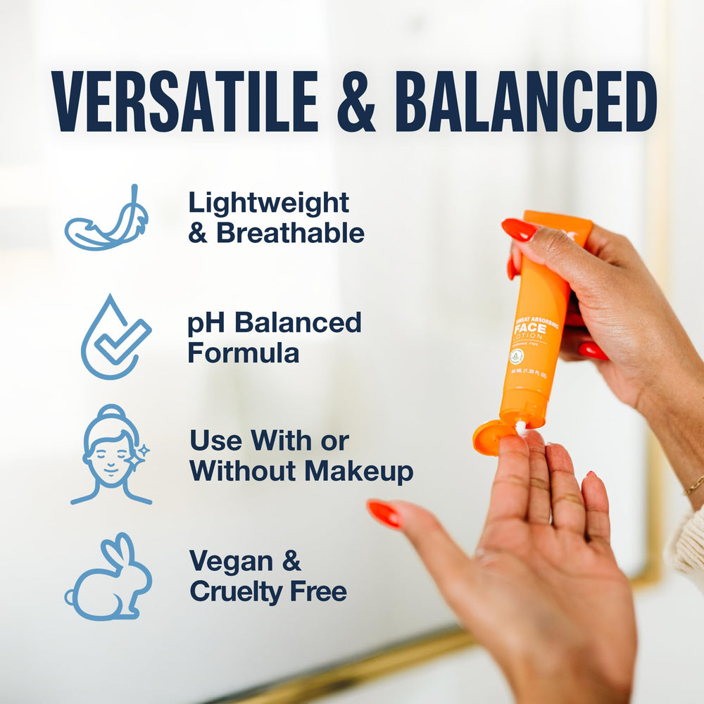 Fragrance-free Carpe lotion label suits sensitive skin.
