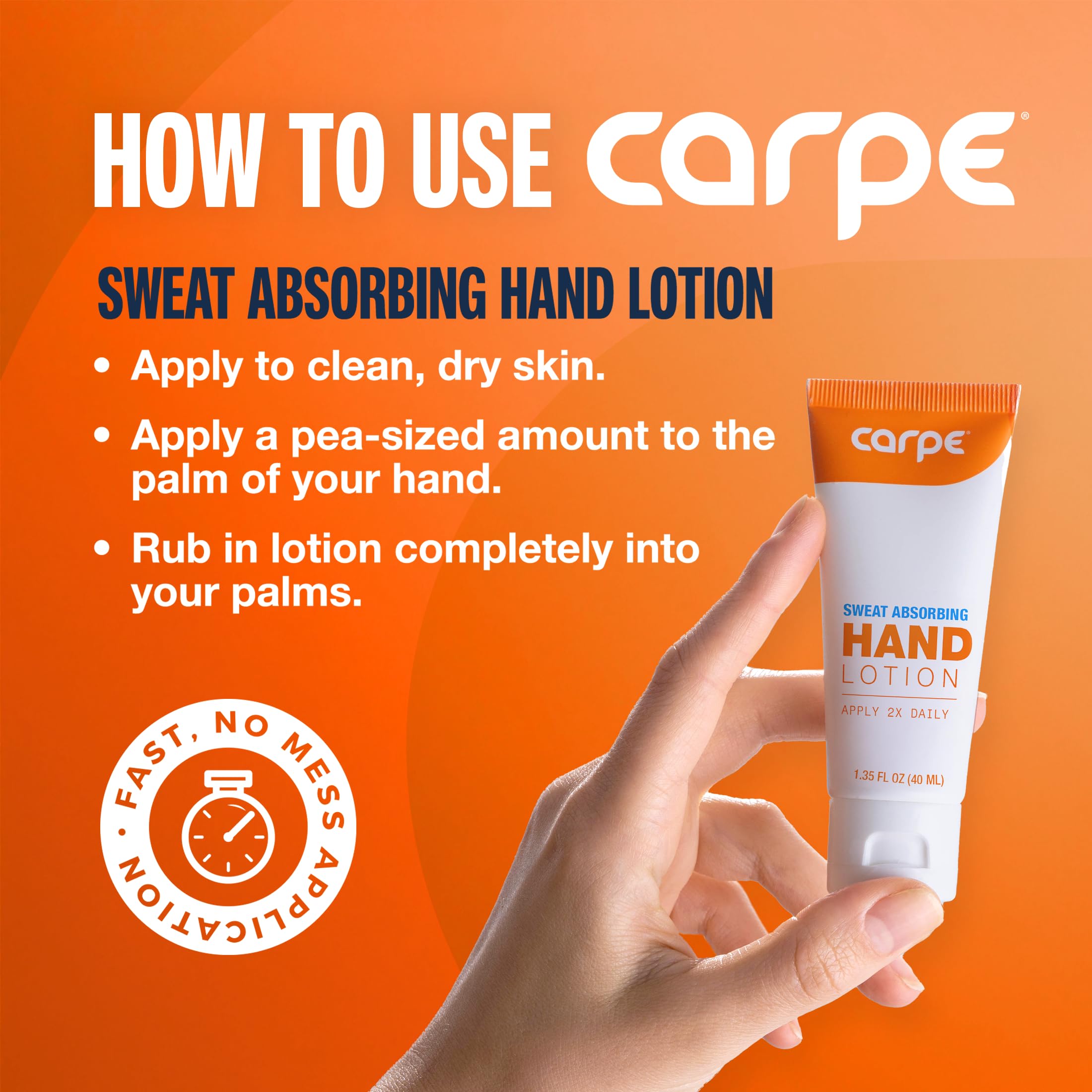 Carpe packaging features dermatologist-developed formula and safety-tested ingredients