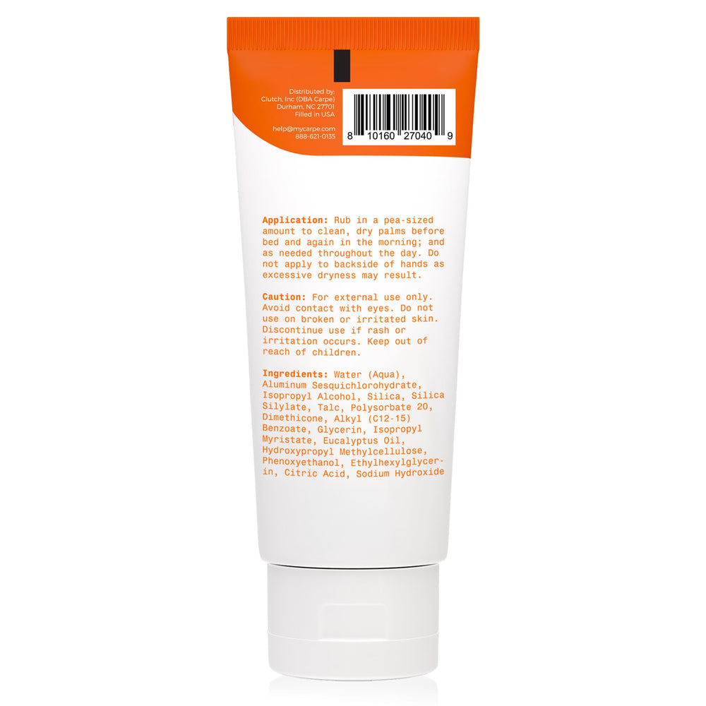 Carpe Original Eucalyptus scent enhances user experience during application