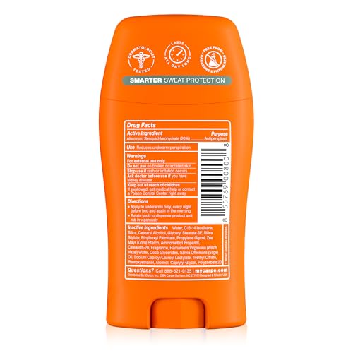 Carpe clinical-strength protection for sweaty days.