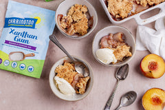 Carrington Farms Xanthan Gum in gluten-free baking setup for breads and cakes