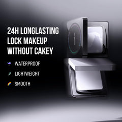 CARSLAN 24H oil-control powder locks makeup and reduces shine.