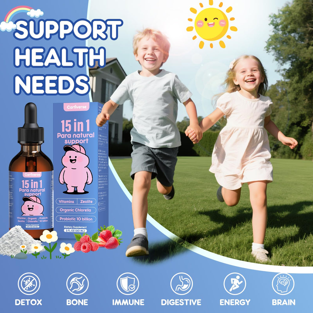 Cartiverse Daily Wellness label emphasizing natural ingredients and safe use