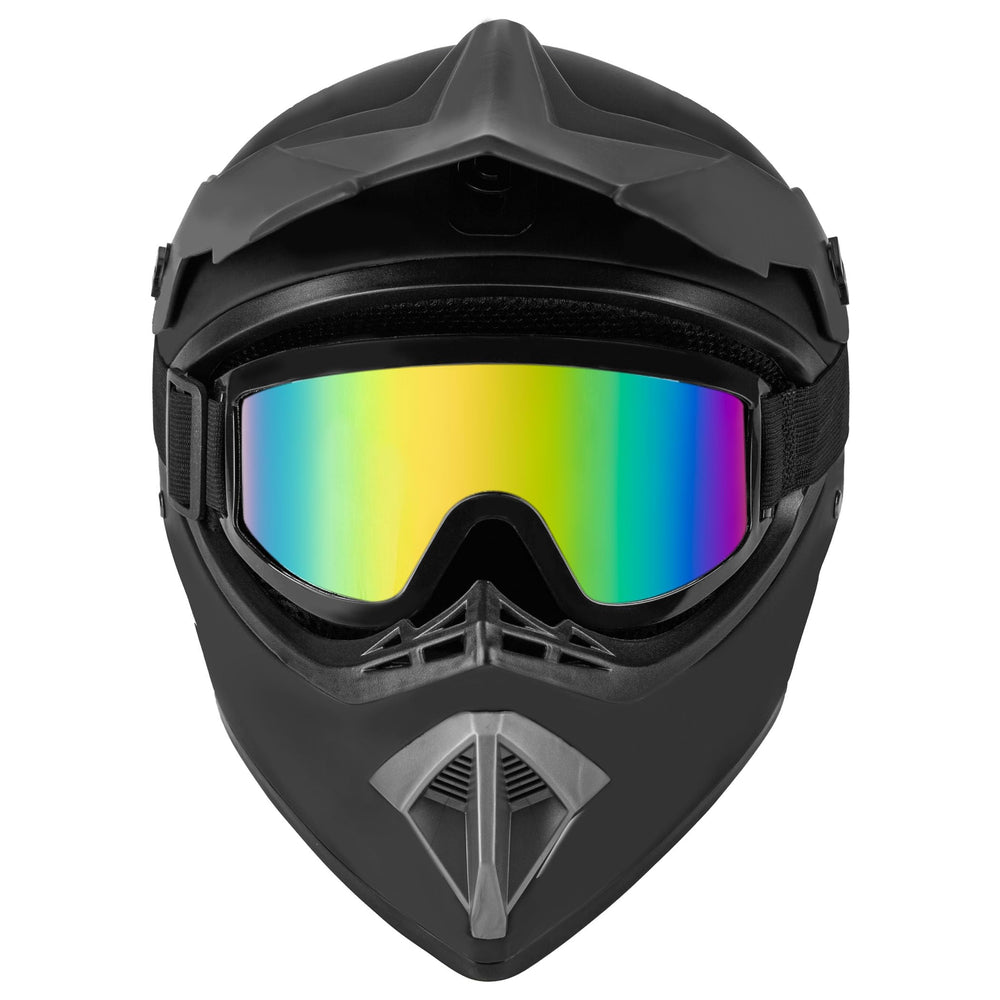 CARTMAN Motocross Helmet side view highlights aerodynamic lines and secure, comfortable wear