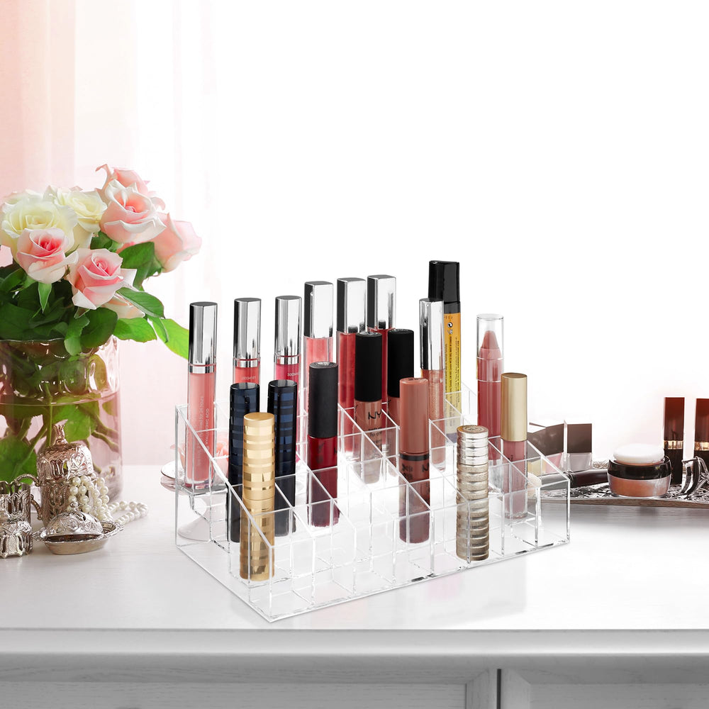 Casafield durable acrylic construction ensures long-lasting display and neat storage.