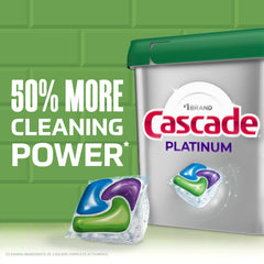 Cascade Platinum pod packaging highlights the premeasured ActionPacs.