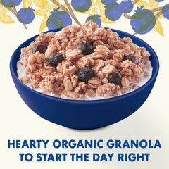 Cascadian Farm date powder sweetener highlight in granola visuals.