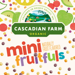 Cascadian Farm Mini Fruitfuls ready as a crispy on-the-go snack.