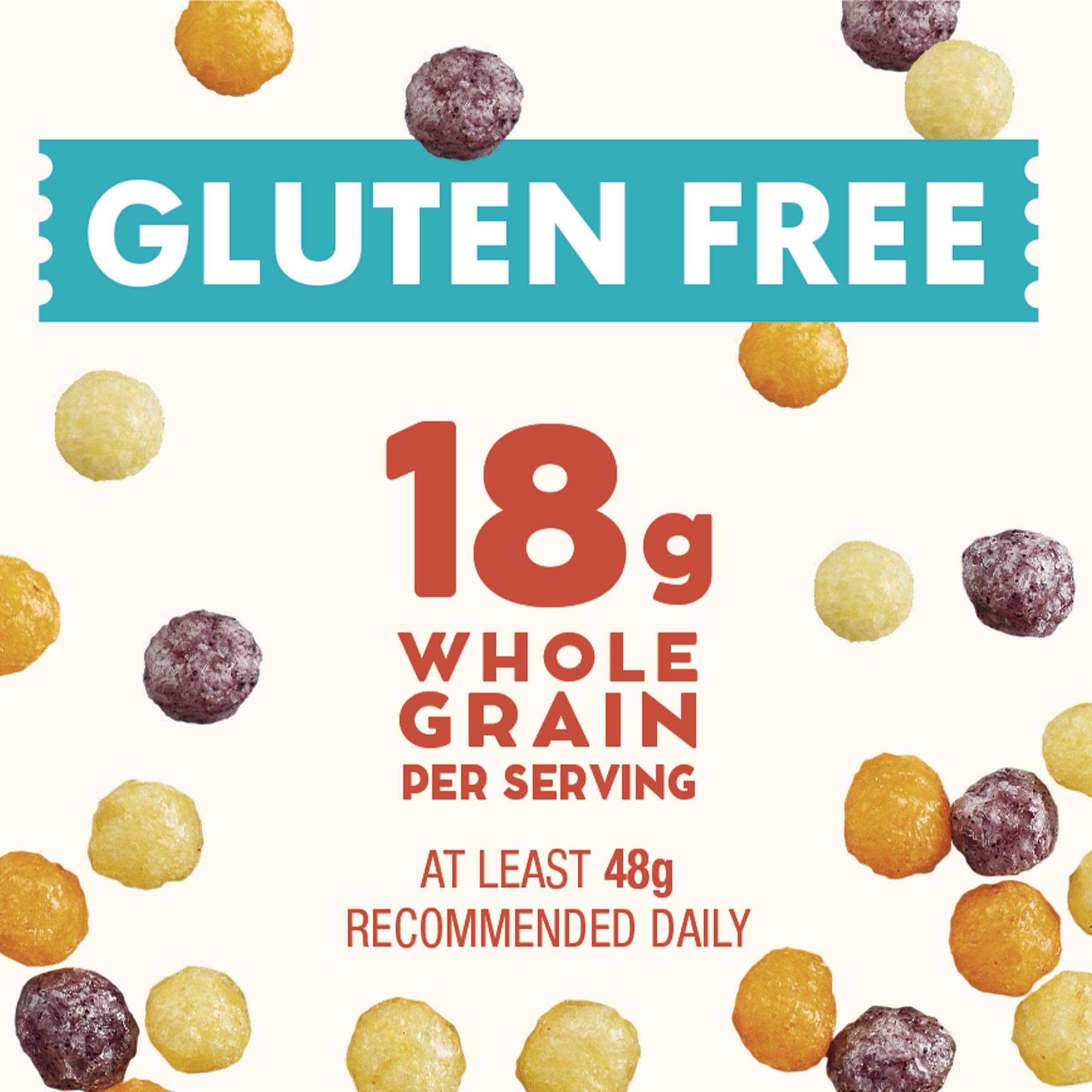 Nutrition info shows 18g whole grain per serving.
