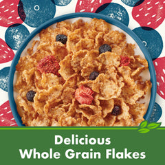 Cascadian Farm Mixed Berry Cereal served with yogurt for crunchy fruit-forward choice.