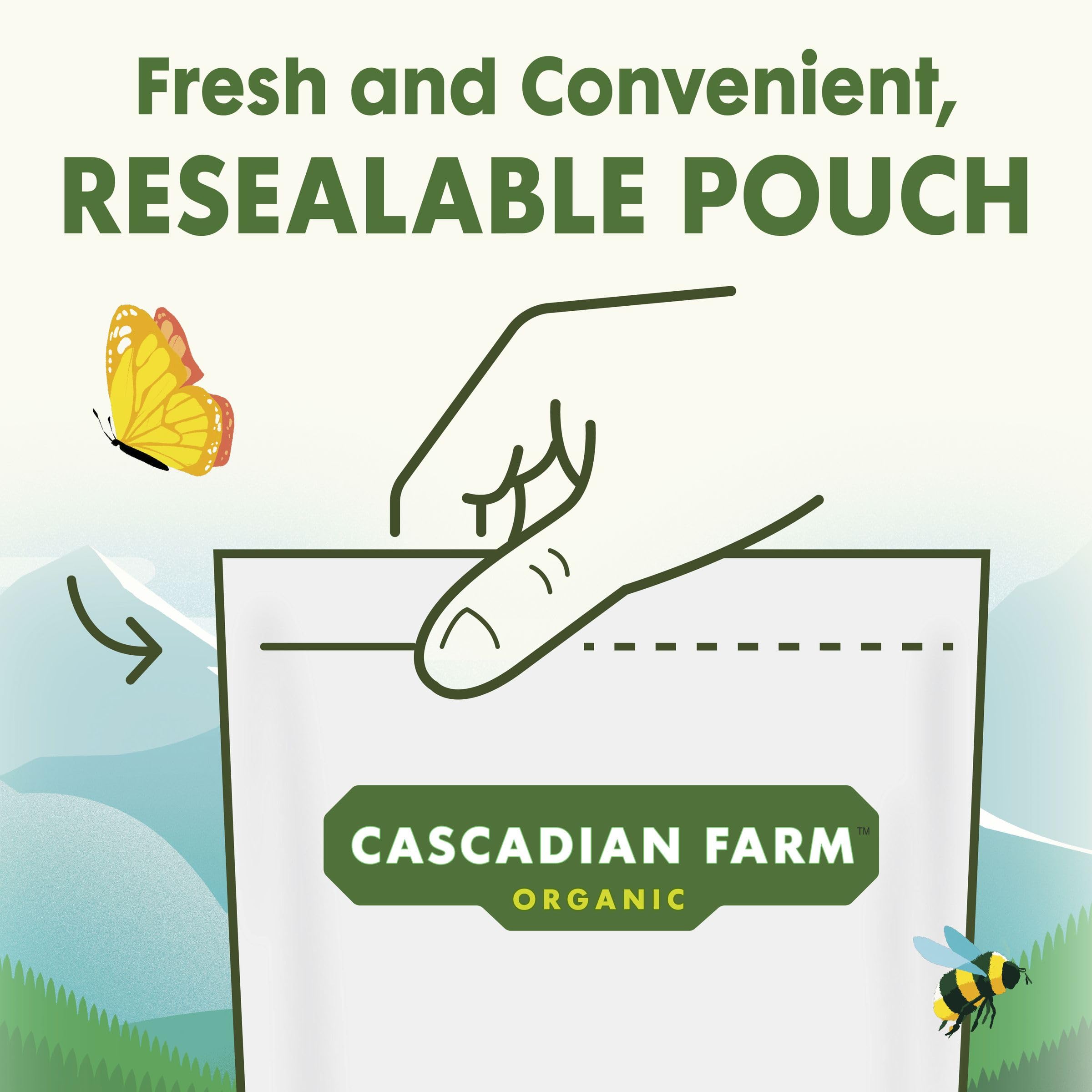 Cascadian Farm granola on-the-go snack for hiking or travel
