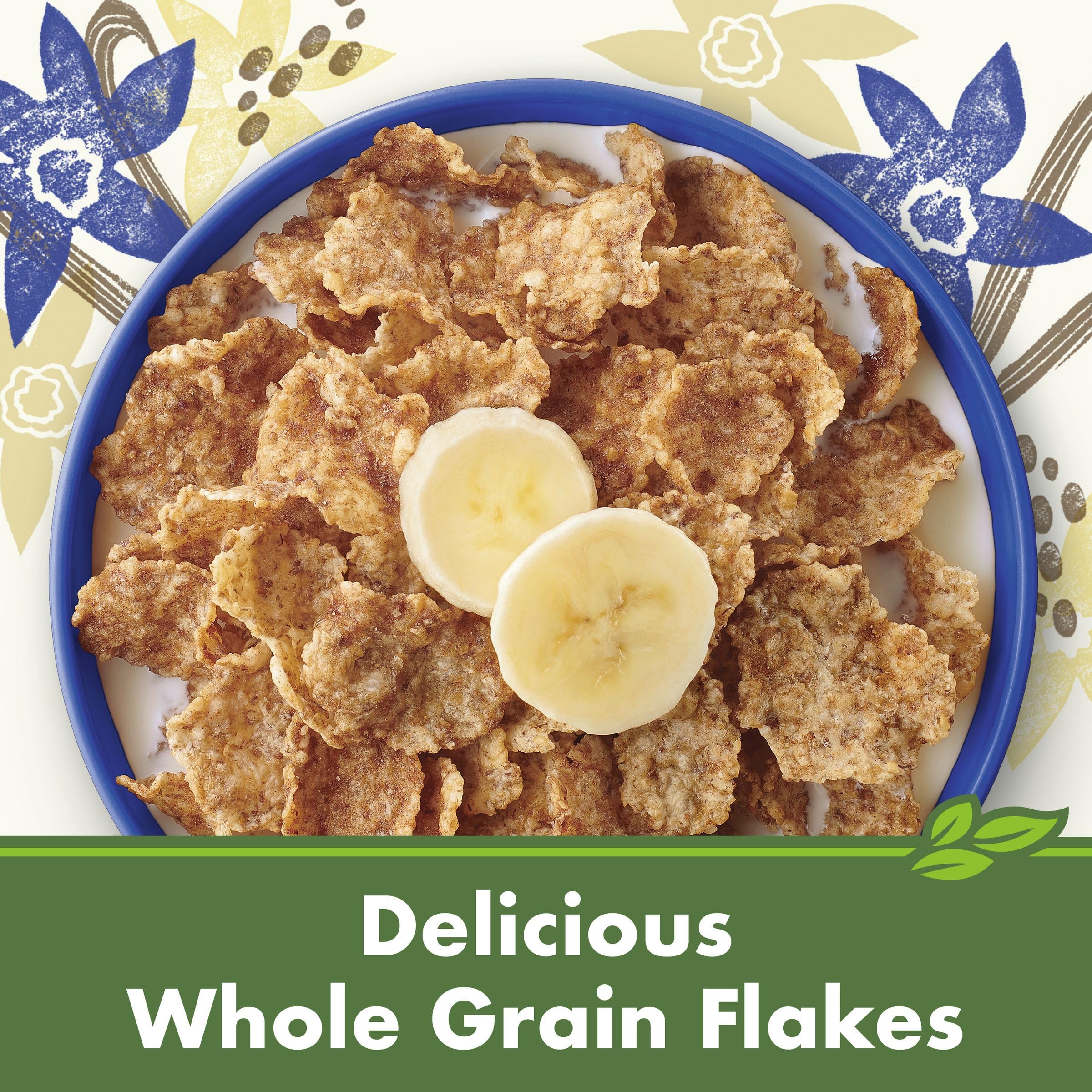 Cascadian Farm Vanilla Crisp cereal in trail mix close-up