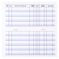 Casmonal spacious rows and 0.32 inch columns; easy handwriting and tidy records.