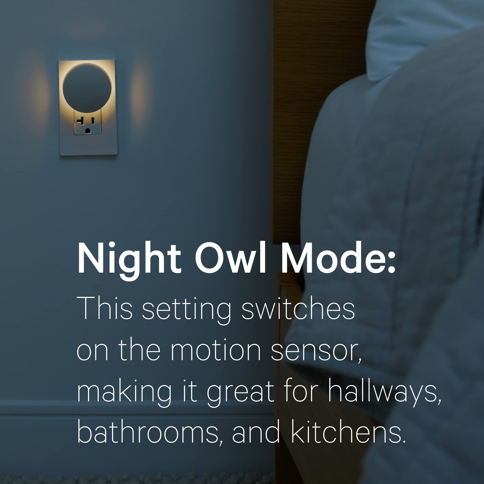 Casper Sleep Glow Night Light ambient light provides soft illumination without glare.