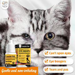 Cassiel pet Eye Drops bottle pour for easy daily application
