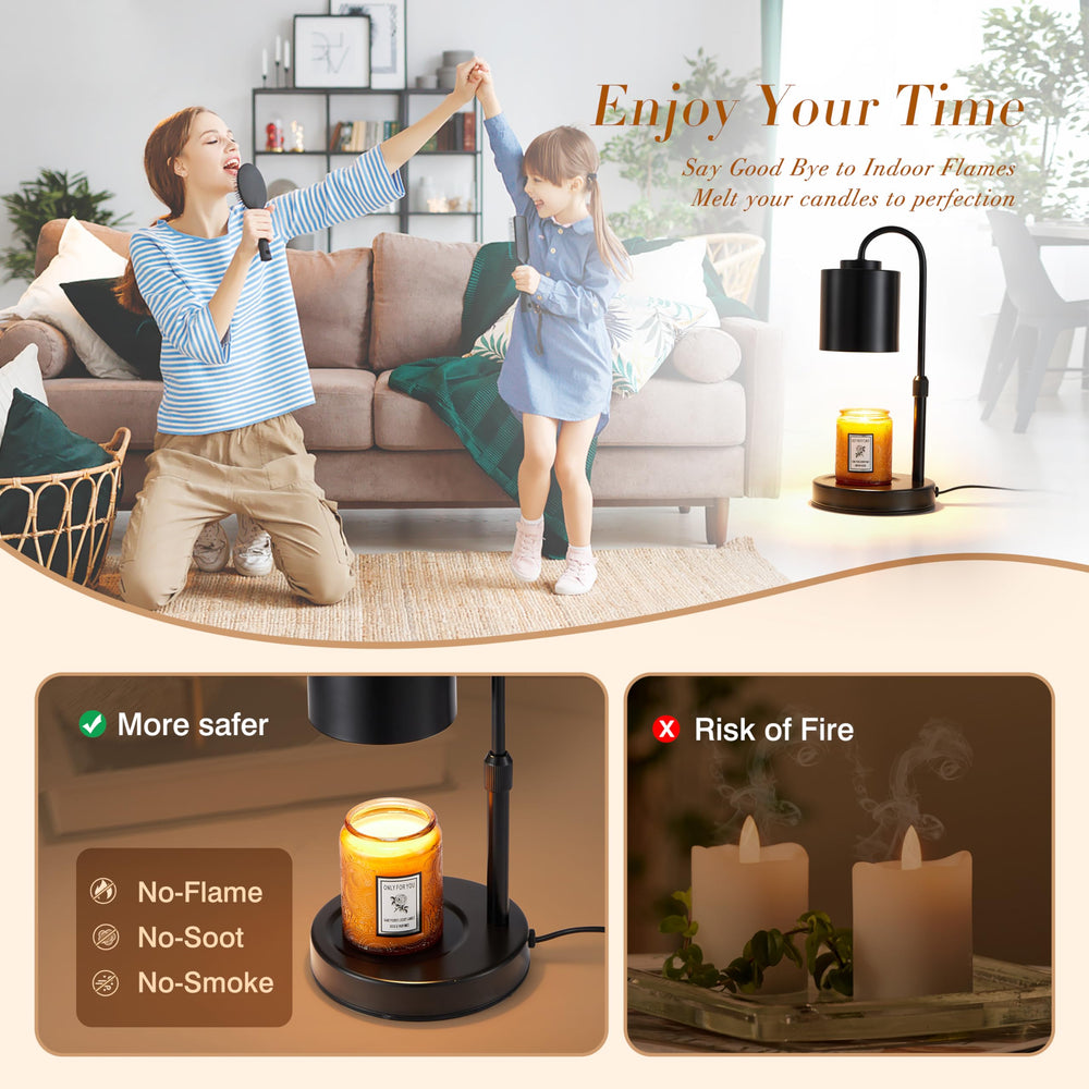 CASTLELIFE Candle Warmer Lamp delivers fragrance without lighting a candle.