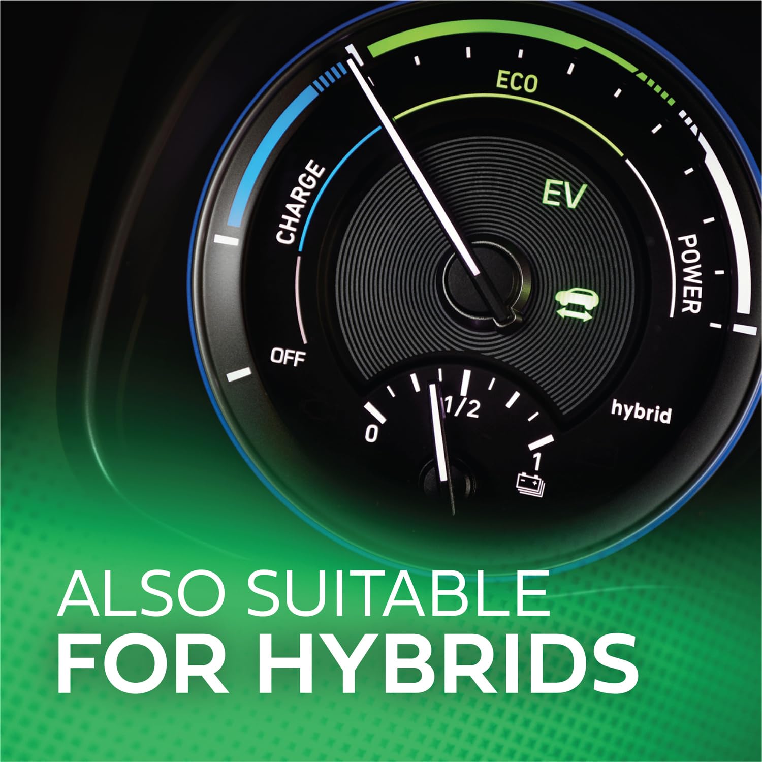Castrol EDGE High Mileage 0W-20 golden oil sheen on metal surface