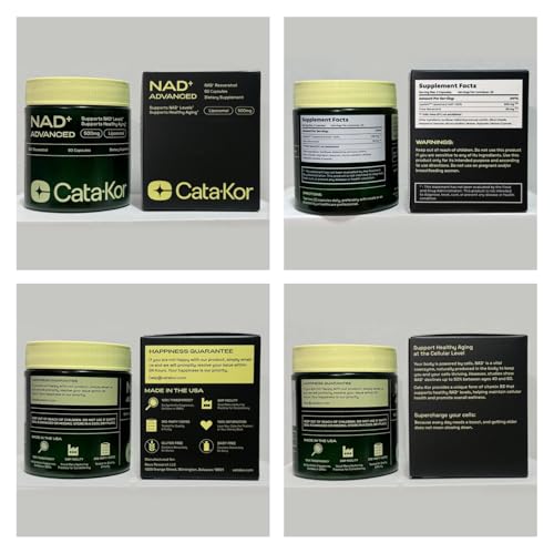 Cata-Kor easy daily routine with NAD and Resveratrol.