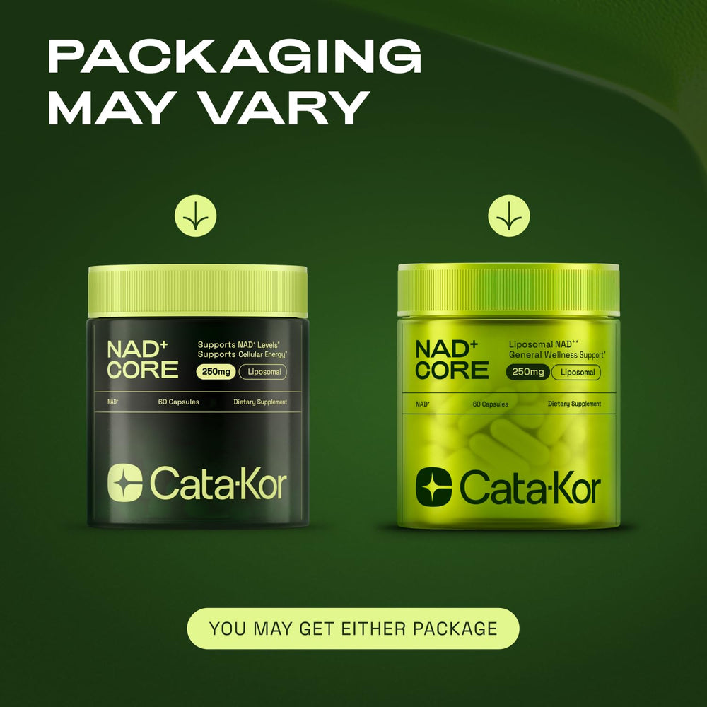 Cata-Kor NAD Core open bottle invites routine exploration and taste of quality.