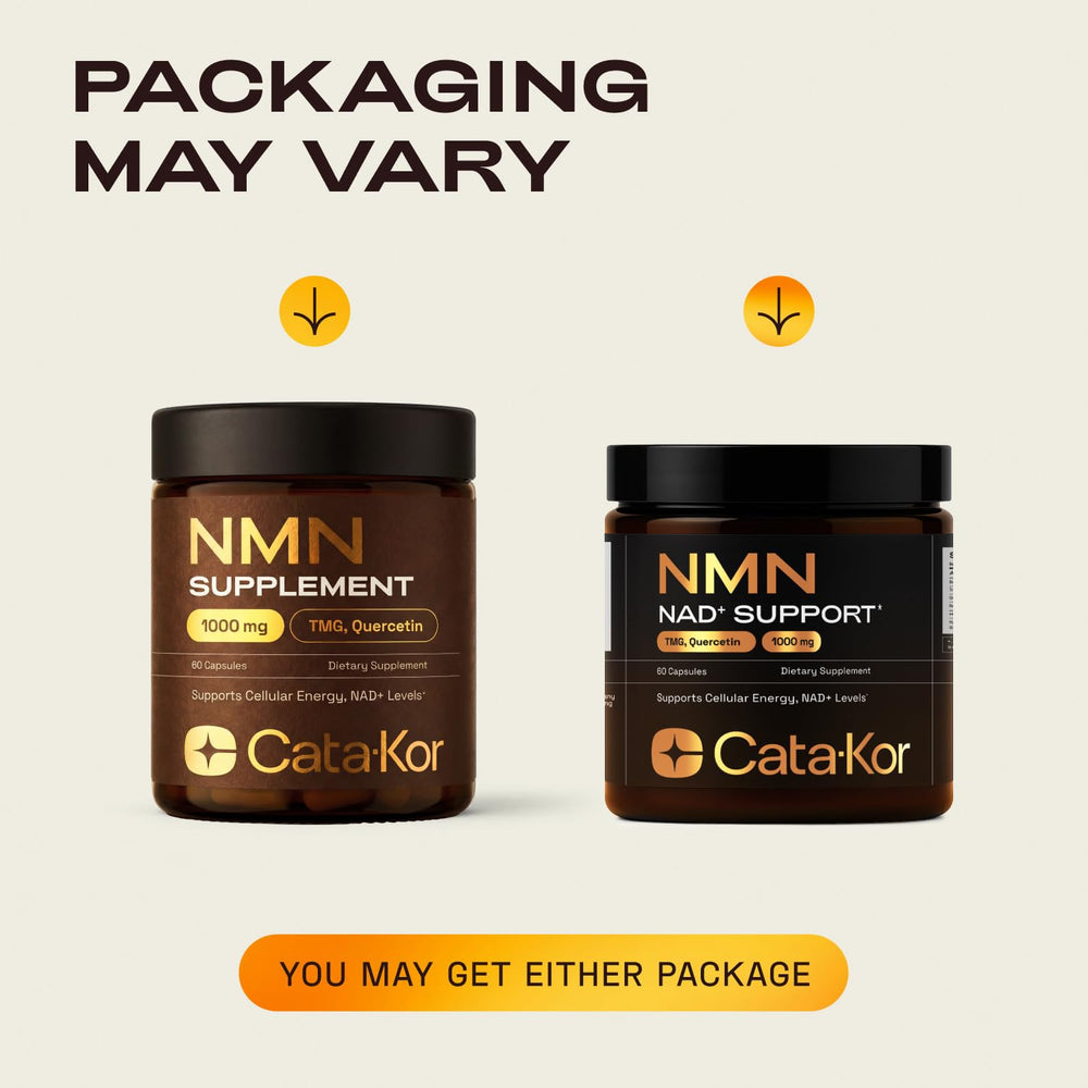 Cata-Kor NMN made in the USA with globally sourced ingredients