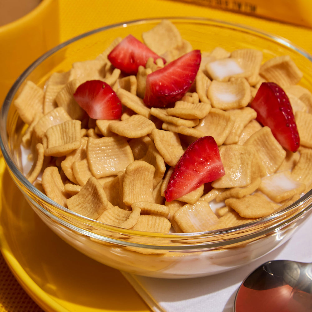 Bag of Catalina Crunch on the shelf ready for quick breakfasts