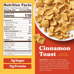 Catalina Crunch Cinnamon Toast bowl with cereal ready for a hearty breakfast