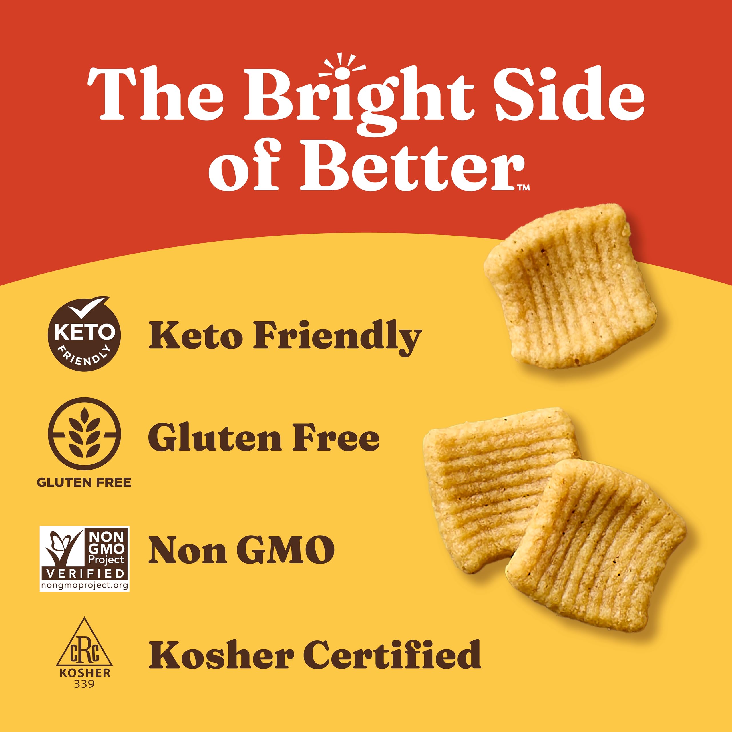Close-up of Cinnamon Toast texture highlighting crunchy fiber-forward bite