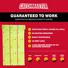 Catchmaster fly trap used in a barn for outdoor pest management