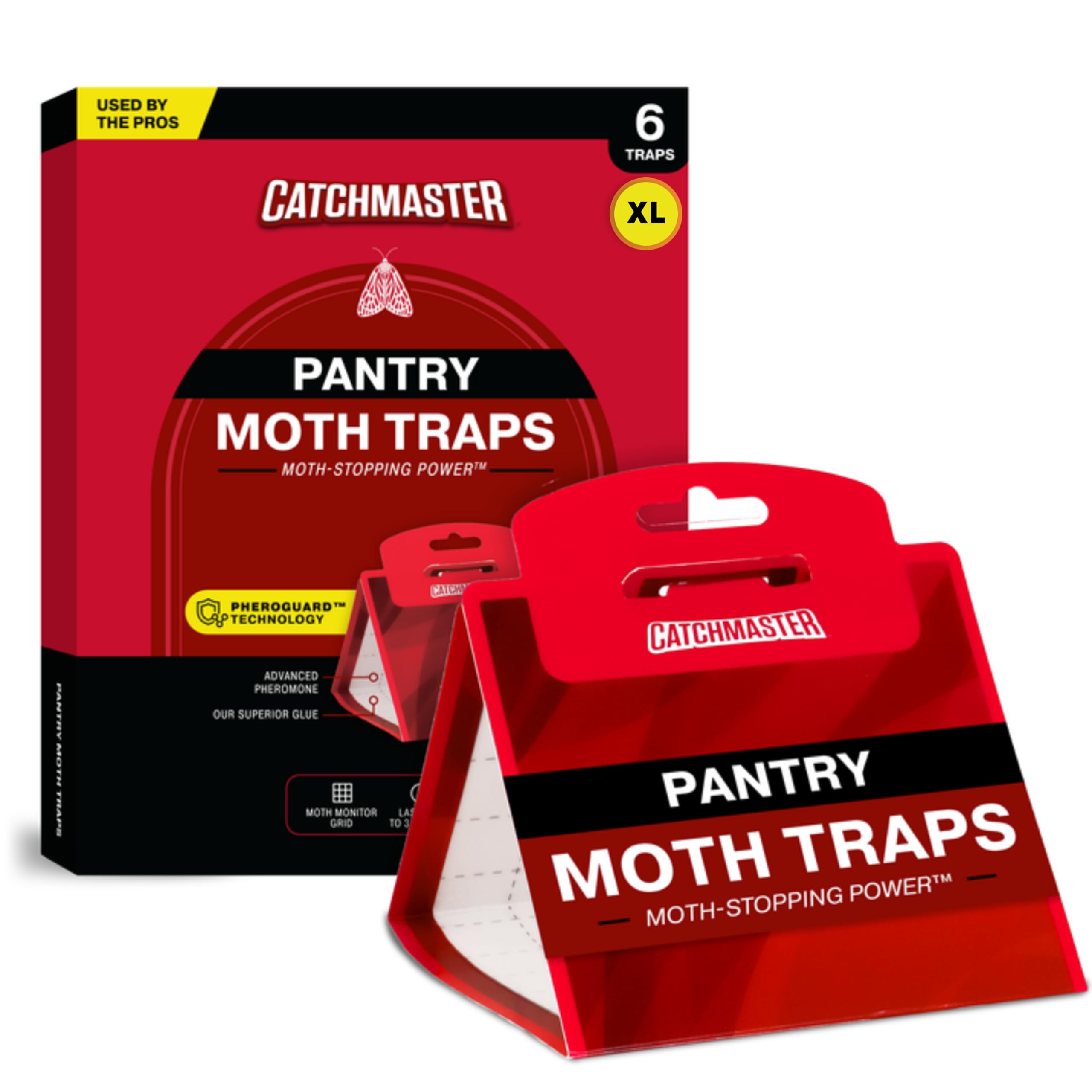 Catchmaster pantry moth traps in packaging, ready to protect your pantry from pests.