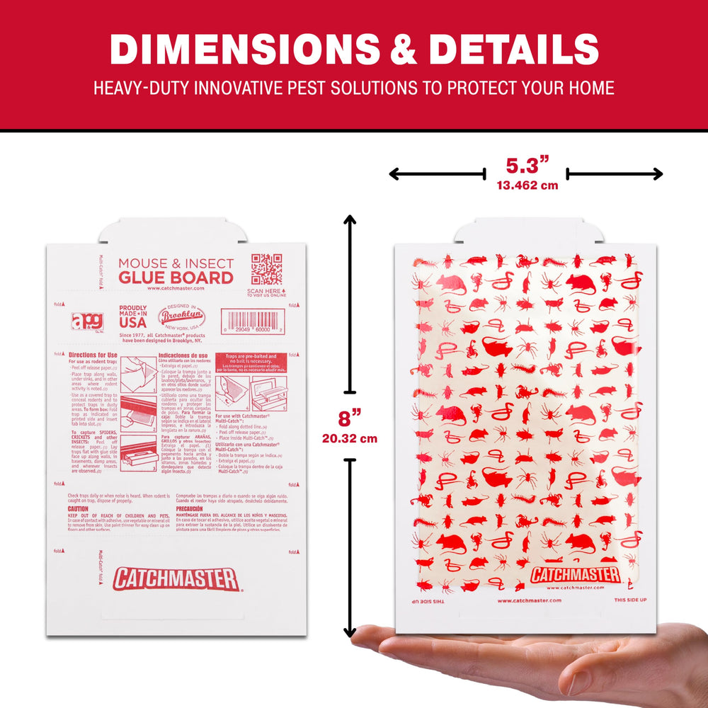 Catchmaster ready-to-use glue boards ideal for fast home setup