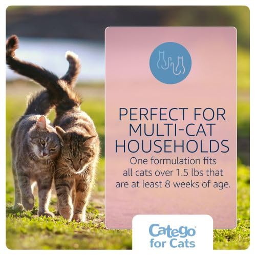 Catego for Cats breaks the flea lifecycle to limit infestation.