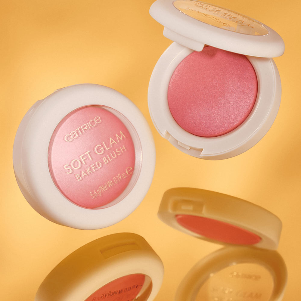 Vegan and cruelty-free Catrice Soft Glam Baked Blush respects ethical beauty standards.