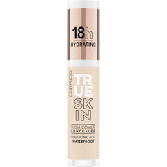 Catrice True Skin High Cover Concealer tube application showcases seamless, lightweight texture.