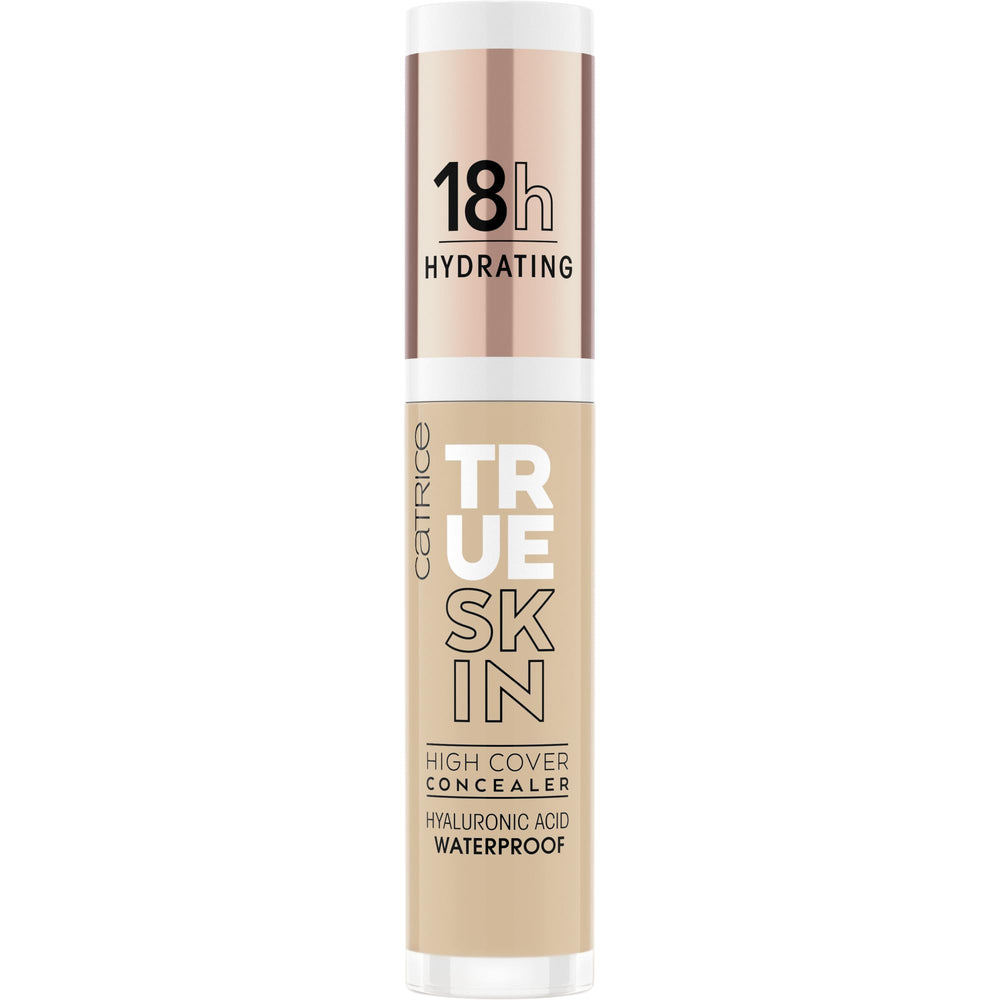 Catrice concealer swatch on skin demonstrates high coverage with a natural matte finish.