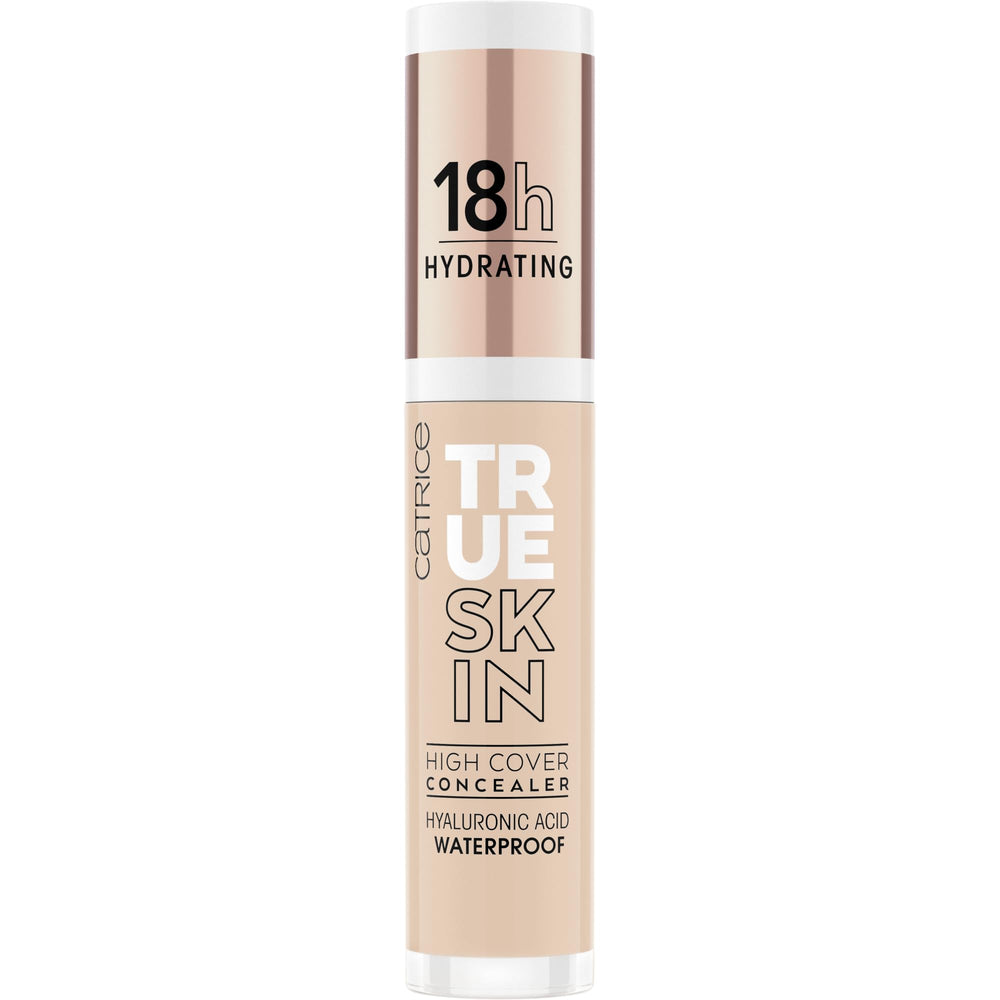 Catrice True Skin High Cover Concealer swatch demonstrates high coverage on skin.