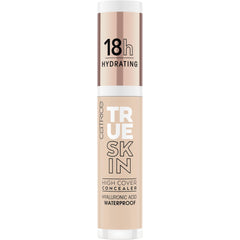 Catrice True Skin High Cover Concealer swatch demonstrates high coverage on skin.